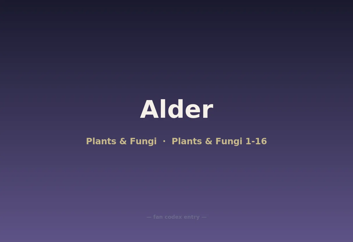 Alder
