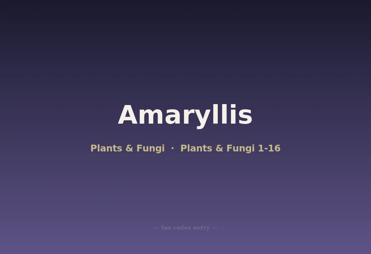 Amaryllis
