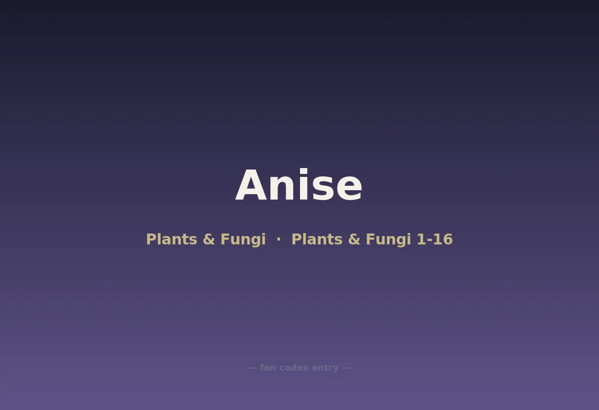 Anise
